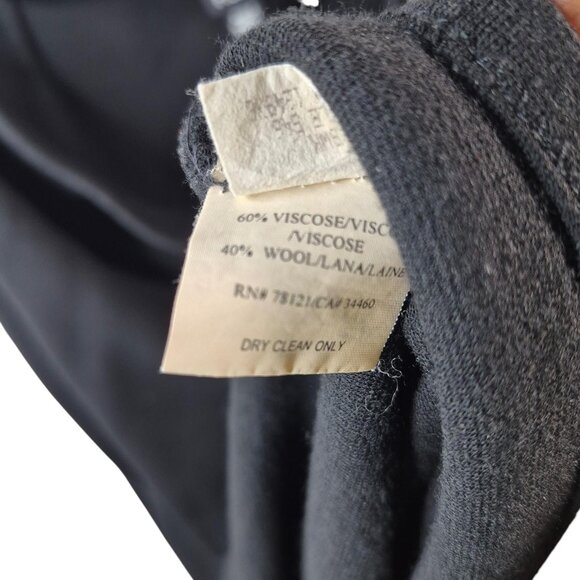 Eileen Fisher Womens Skirt Size L Knit Wool Blend Pull On Midi Length Career - Picture 5 of 7